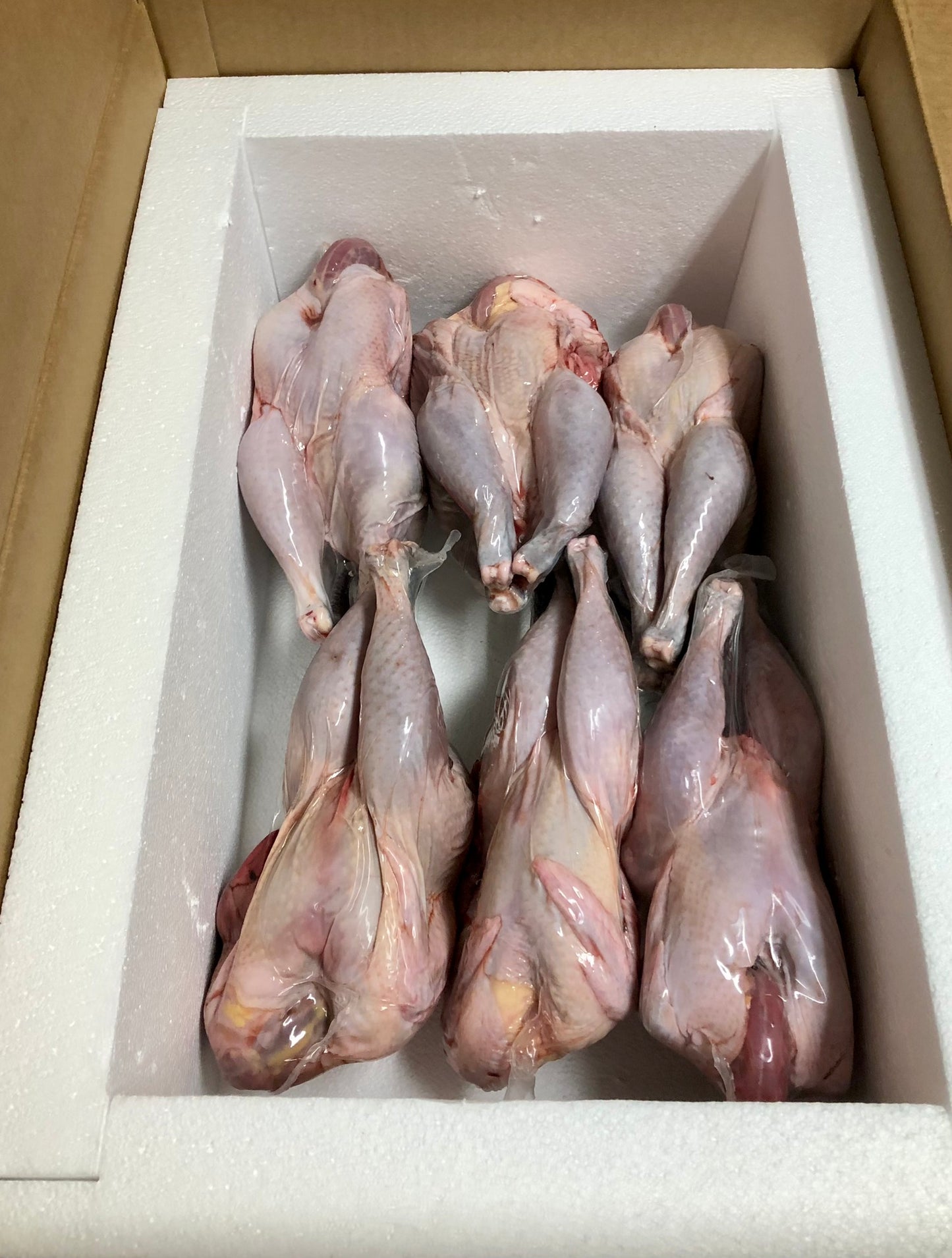 Case of 6 Poulet Bleu - FROZEN, 3.0# ave.